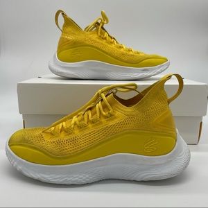 Under Armour Curry Flow 8 Basketball Shoes -Yellow